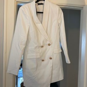 White Blazer Dress w/Tags